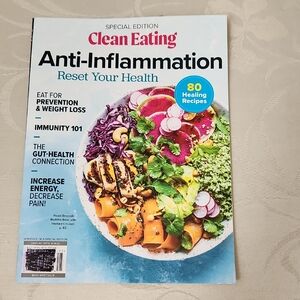 4/$15  CLean Eating Reset Your Health A Ti Inflammatio.  Cookbook Magazine 9/22
